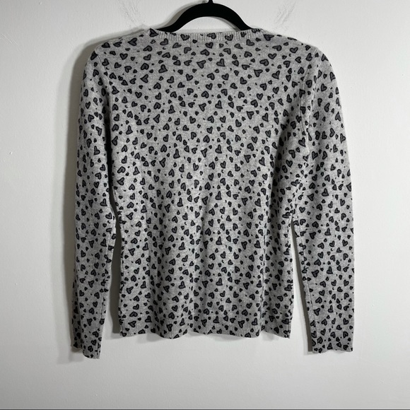 NWT Scott & Scott London Cashmere Hearts Sweater - Picture 3 of 6